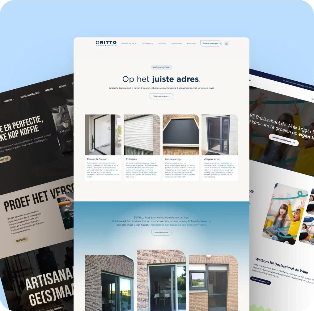 Professioneel en betaalbaar webdesign door Blueprints (Hoogstraten, Antwerpen)