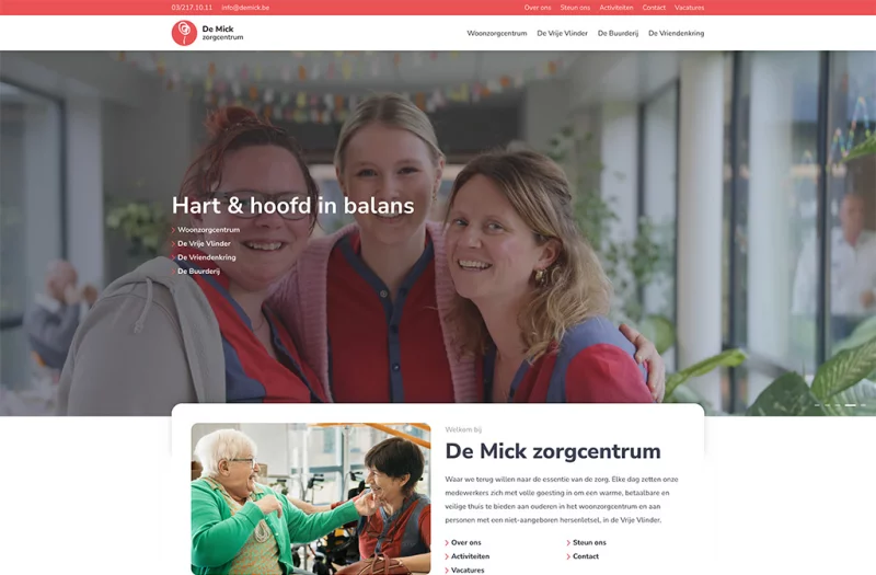 Webdesign inspiratie? Website realisatie door Blueprints (Hoogstraten, Antwerpen)
