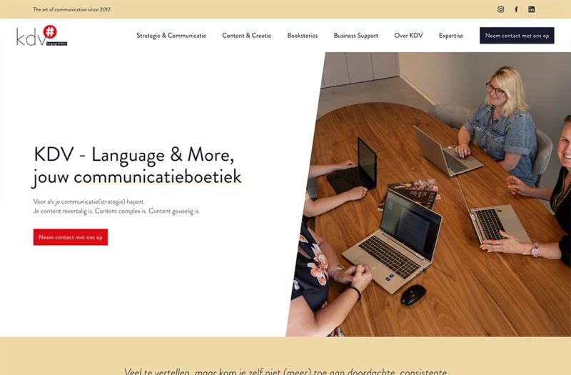 Webdesign inspiratie? Website realisatie door Blueprints (Hoogstraten, Antwerpen)