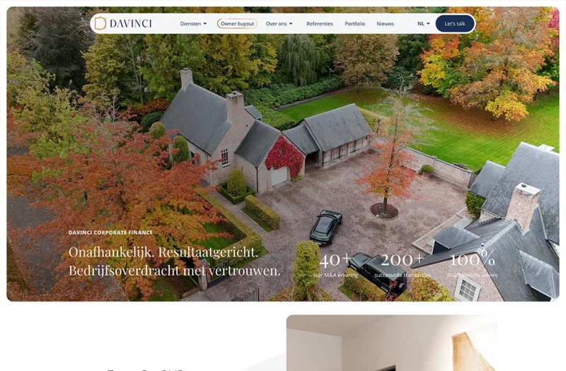 Webdesign inspiratie? Website realisatie door Blueprints (Hoogstraten, Antwerpen)