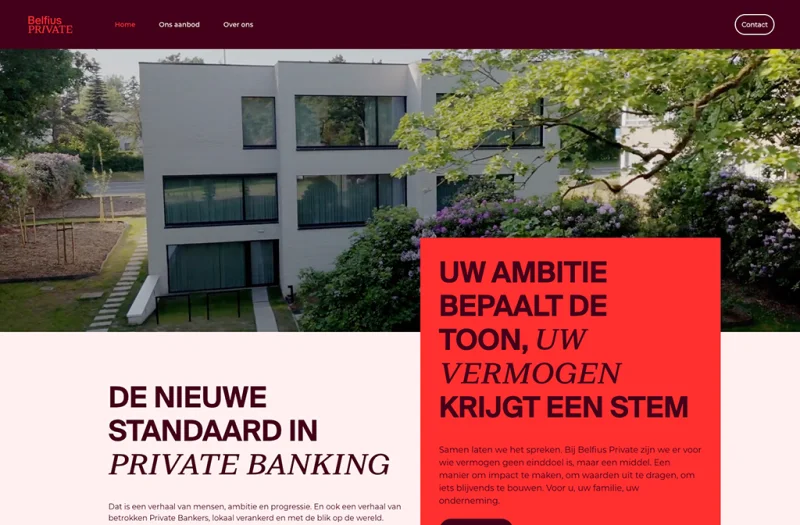 Webdesign inspiratie? Website realisatie door Blueprints (Hoogstraten, Antwerpen)